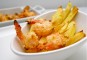 Gegrilde garnalen met ovenfriet